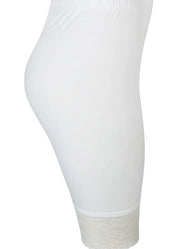 Biker pitsishortsit zeze malus 889 valkoinen | caprit ja shortsit