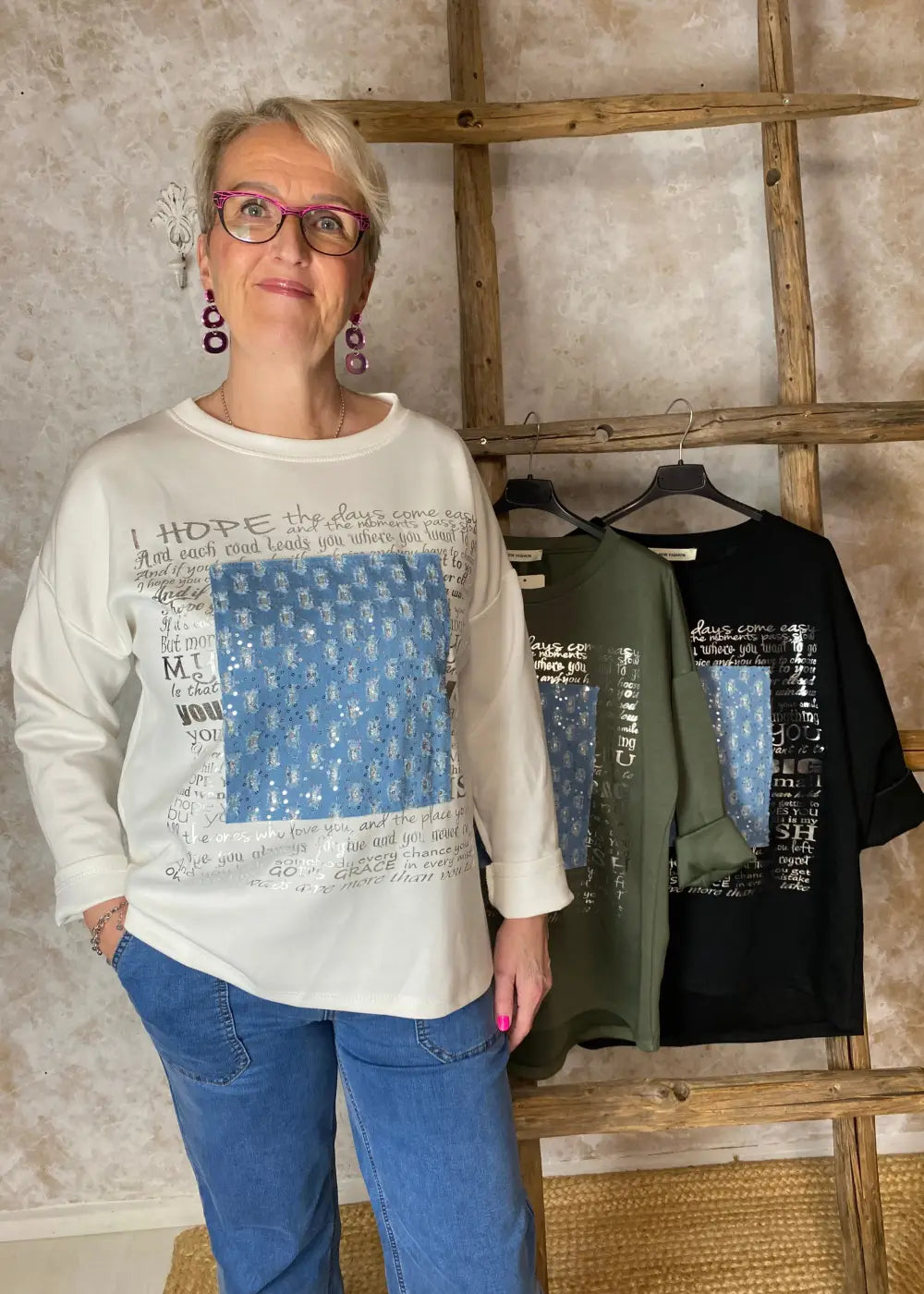 Collegepusero clarita eri värejä 0325 - huppari