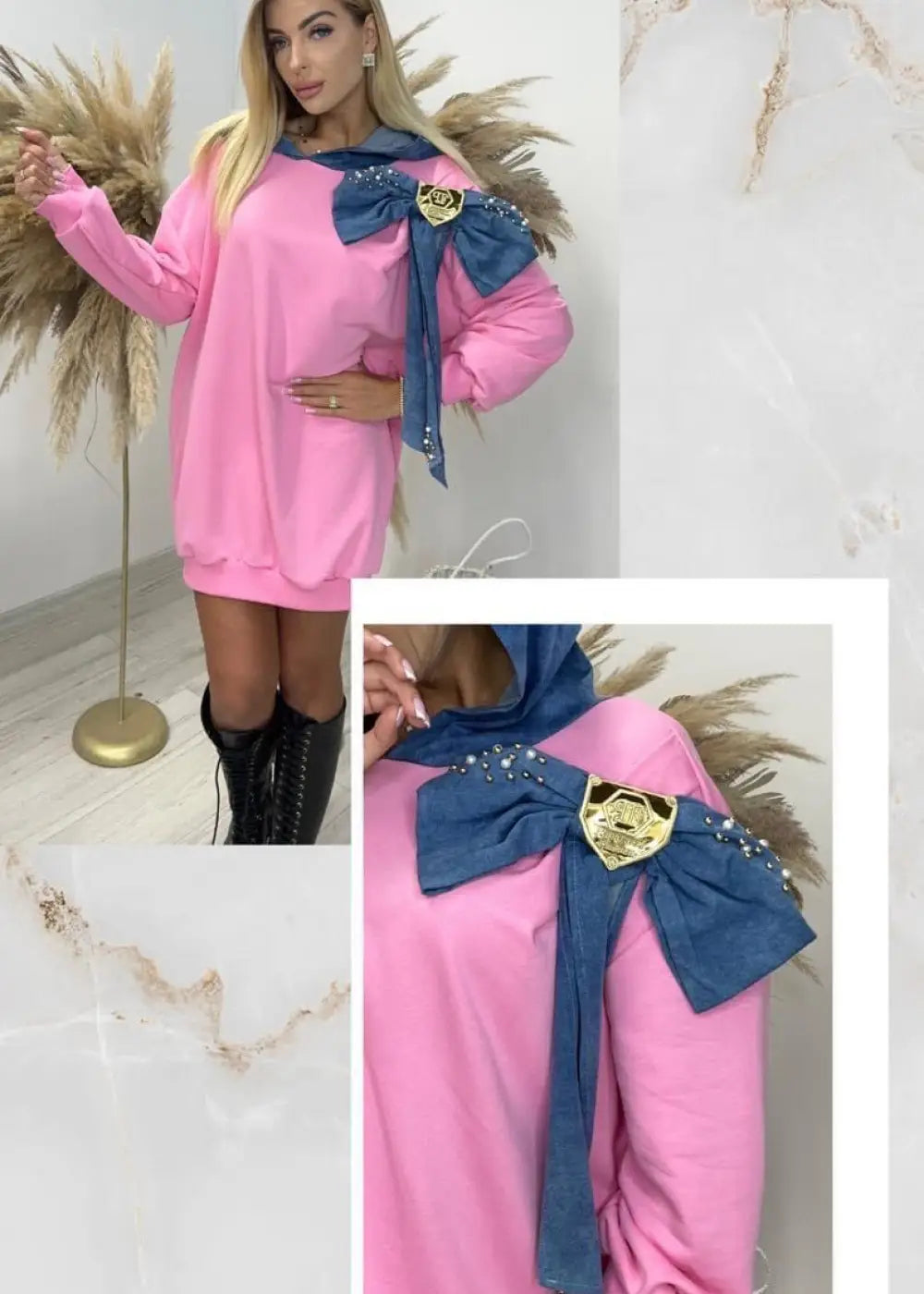 Collegetunika paparazzi 1634 pinkki 1023 - college