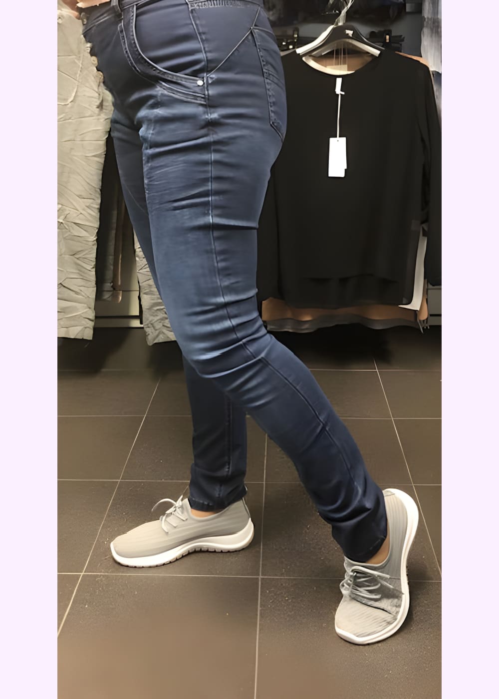 Farkku cream baiily power stretch jeans - farkku