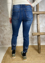 Farkku mapp bow rusetti keskipesu kulutettu