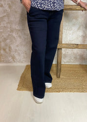 Farkku mapp chino flare dark 0225 | farkku