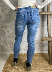 Farkku mapp eline push up lahje 68 vaalea pesu