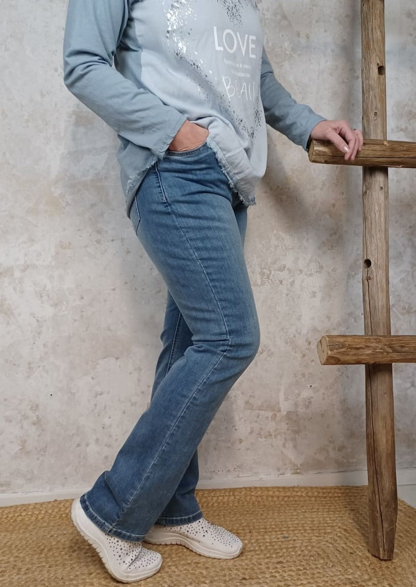 Farkku mapp ivana high rise sininen - farkku