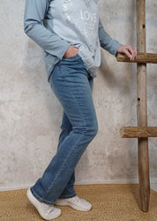 Farkku mapp ivana high rise sininen - farkku