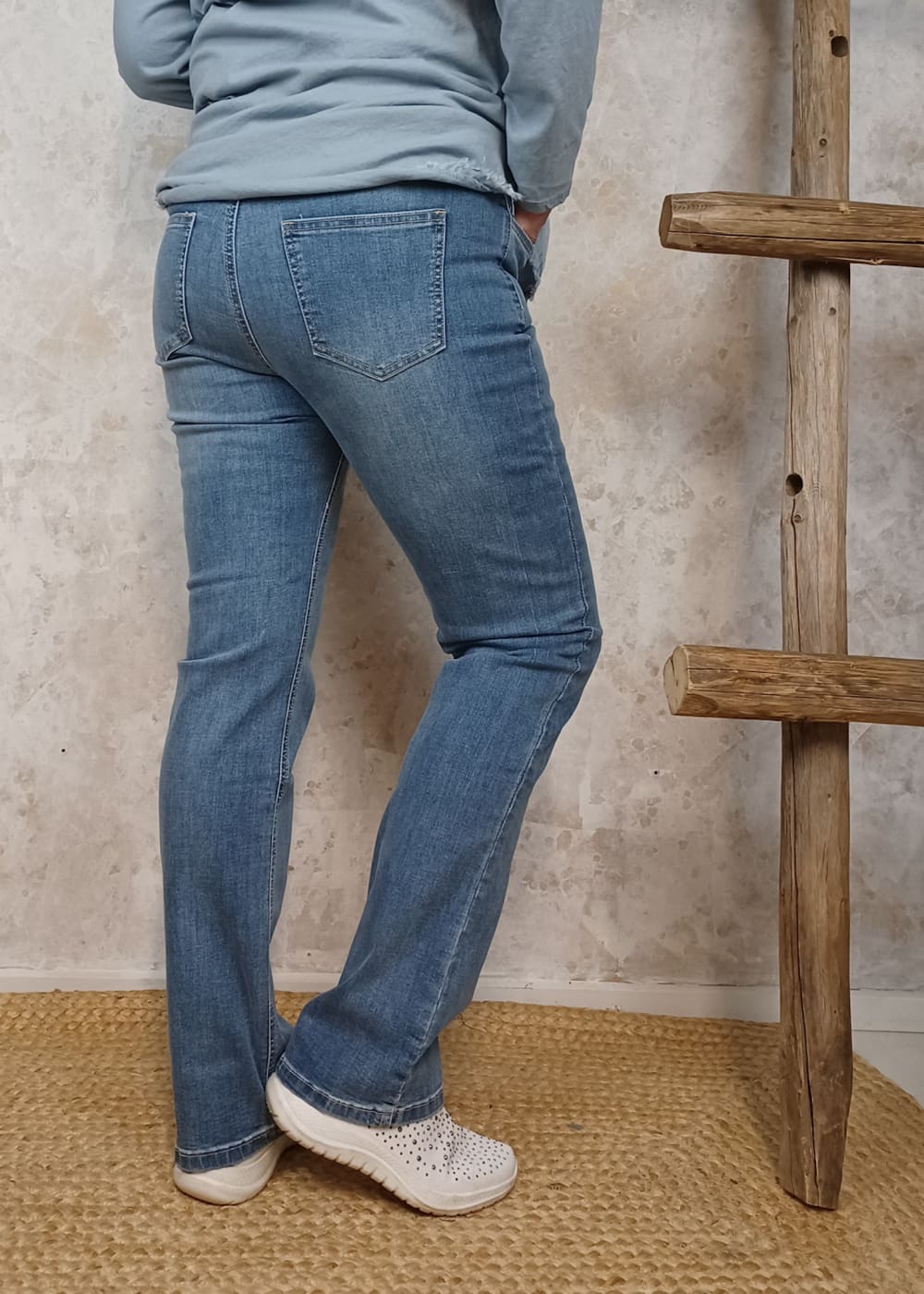 Farkku mapp ivana high rise sininen - farkku