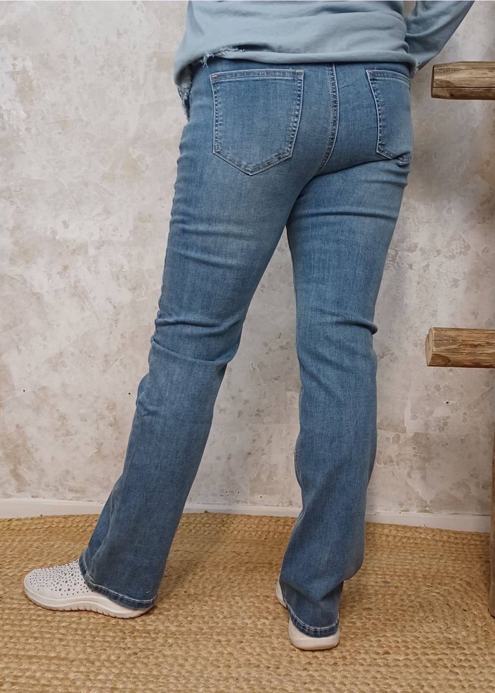 Farkku mapp ivana high rise sininen - farkku