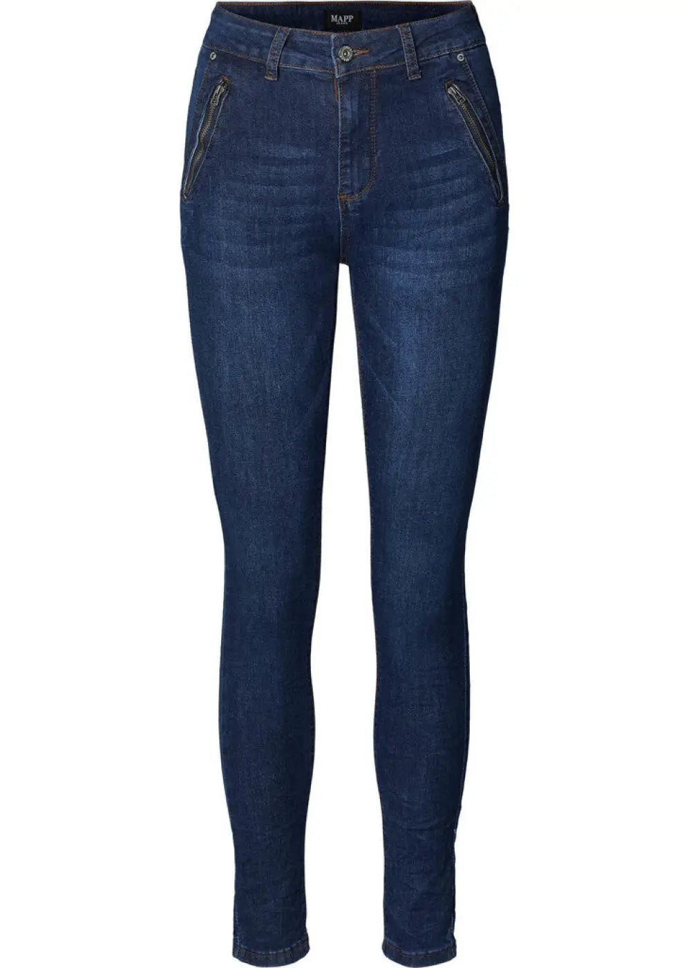 Farkku mapp katy tummapesu kulutettu - farkku