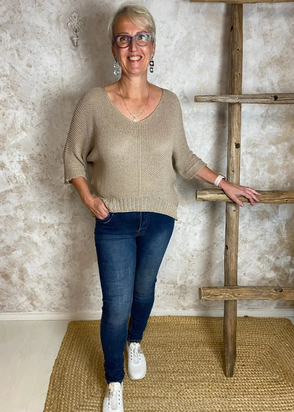 Farkku mapp patti zip tumma kulutettu lahje 80 - farkku