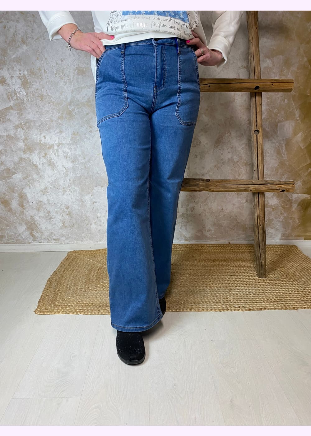 Farkku zeze issey leveälahje 0325 - farkku