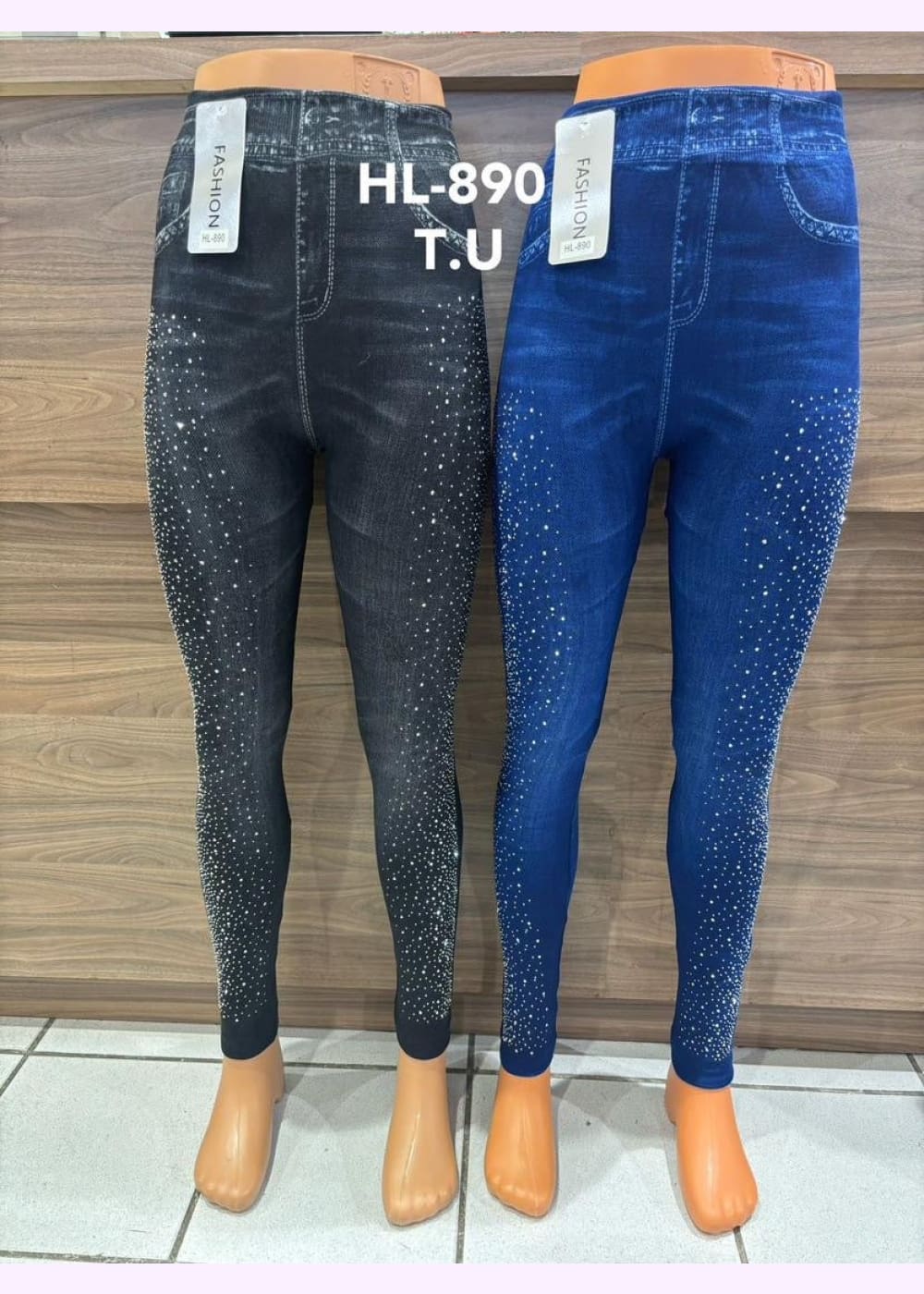 Farkkujeggins 890 eri värejä 1224 - legginsit
