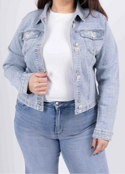 Vaaleansininen timanttikuvioitu farkkurotsi naisille – hurmaava look arkeen ja juhlaan, ei jousta.