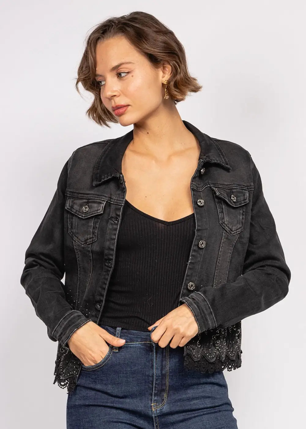 Farkkurotsi z&z morgan musta | takki