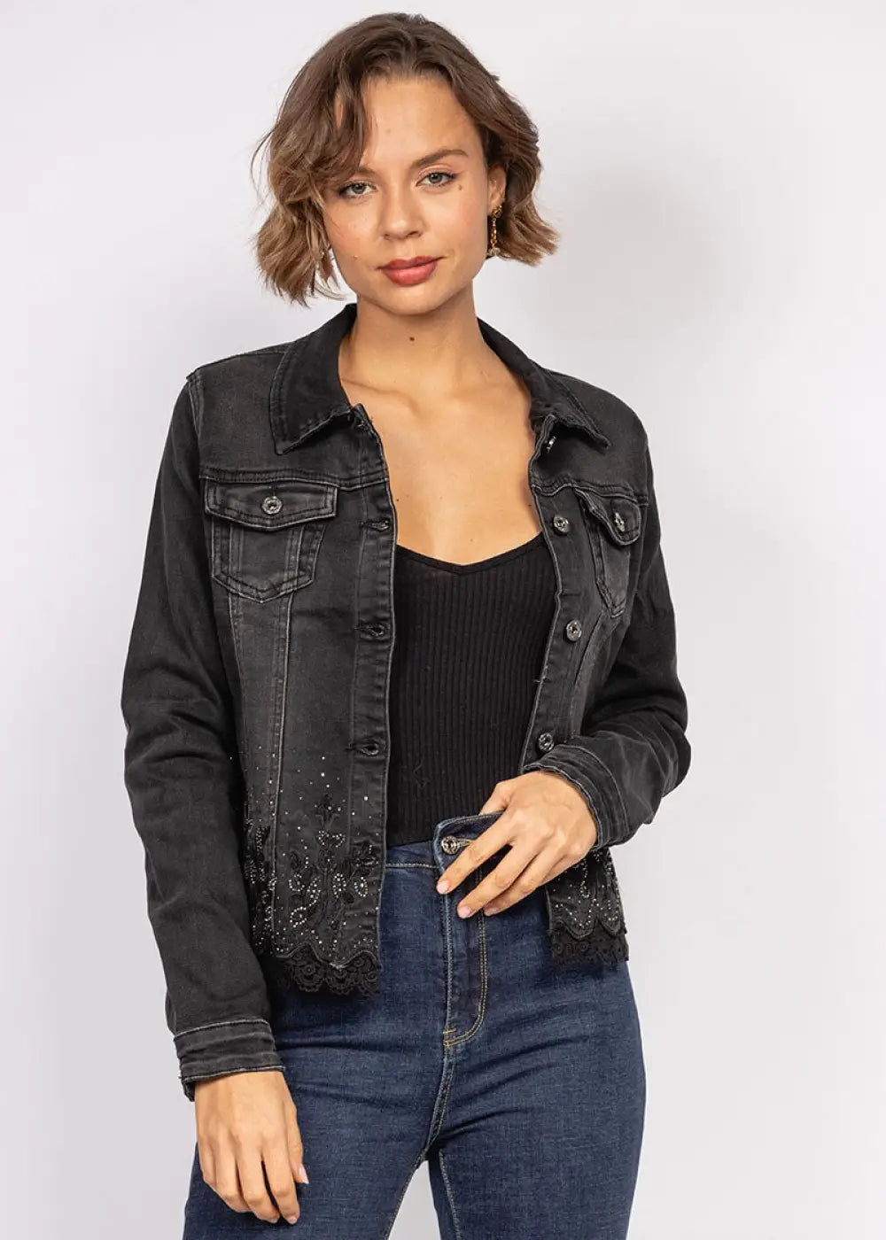 Farkkurotsi z&z morgan musta | takki