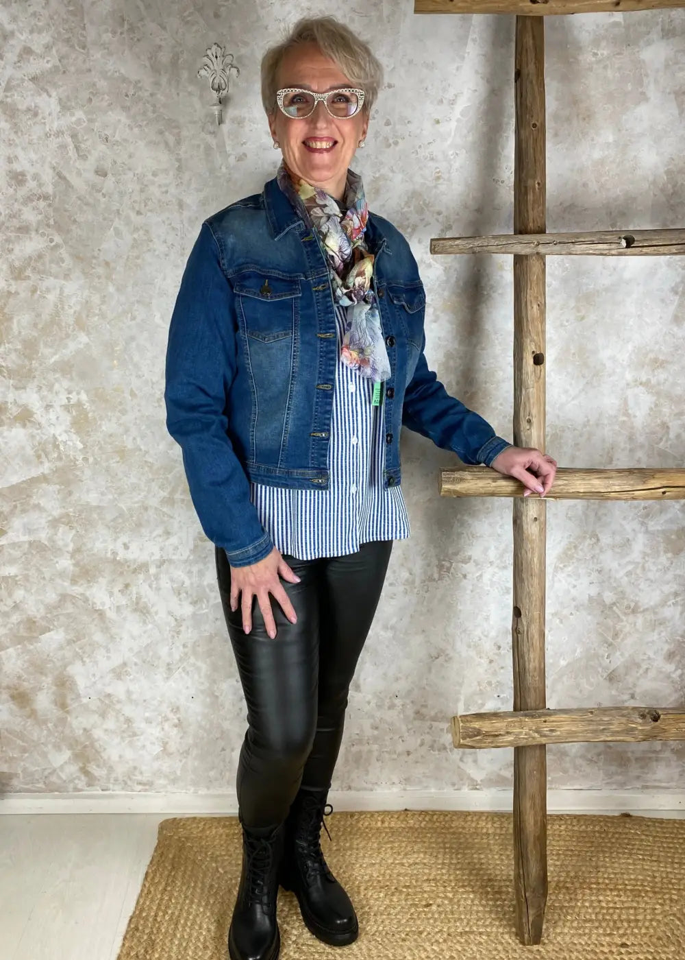 Farkkurotsi zeze eda sininen 0324 - takki