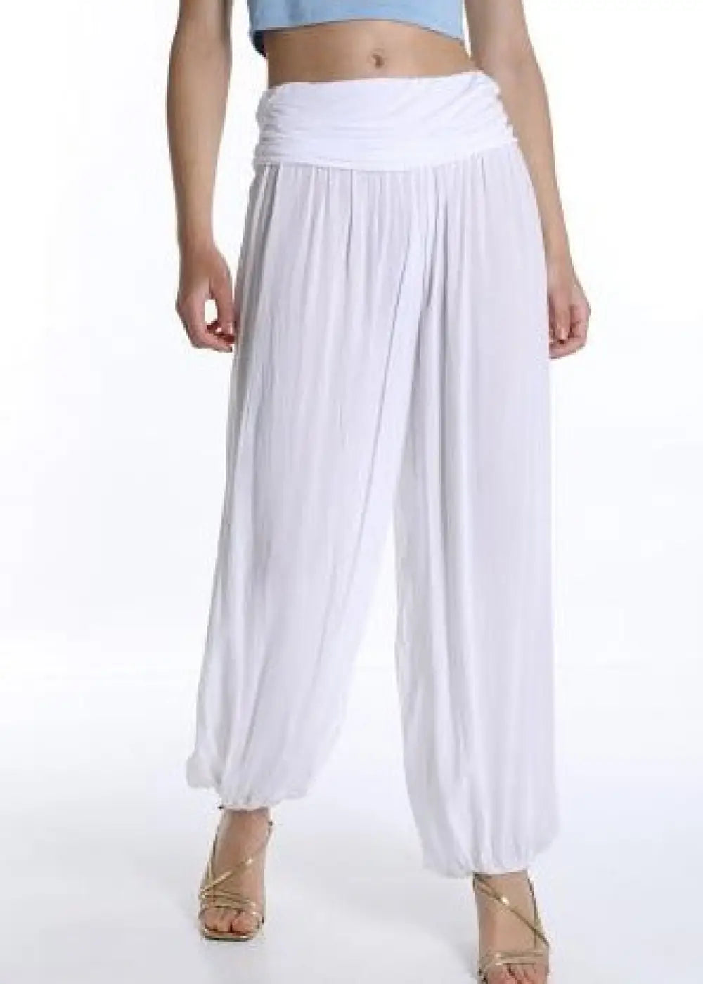 Haaremihousut valkoinen - housut