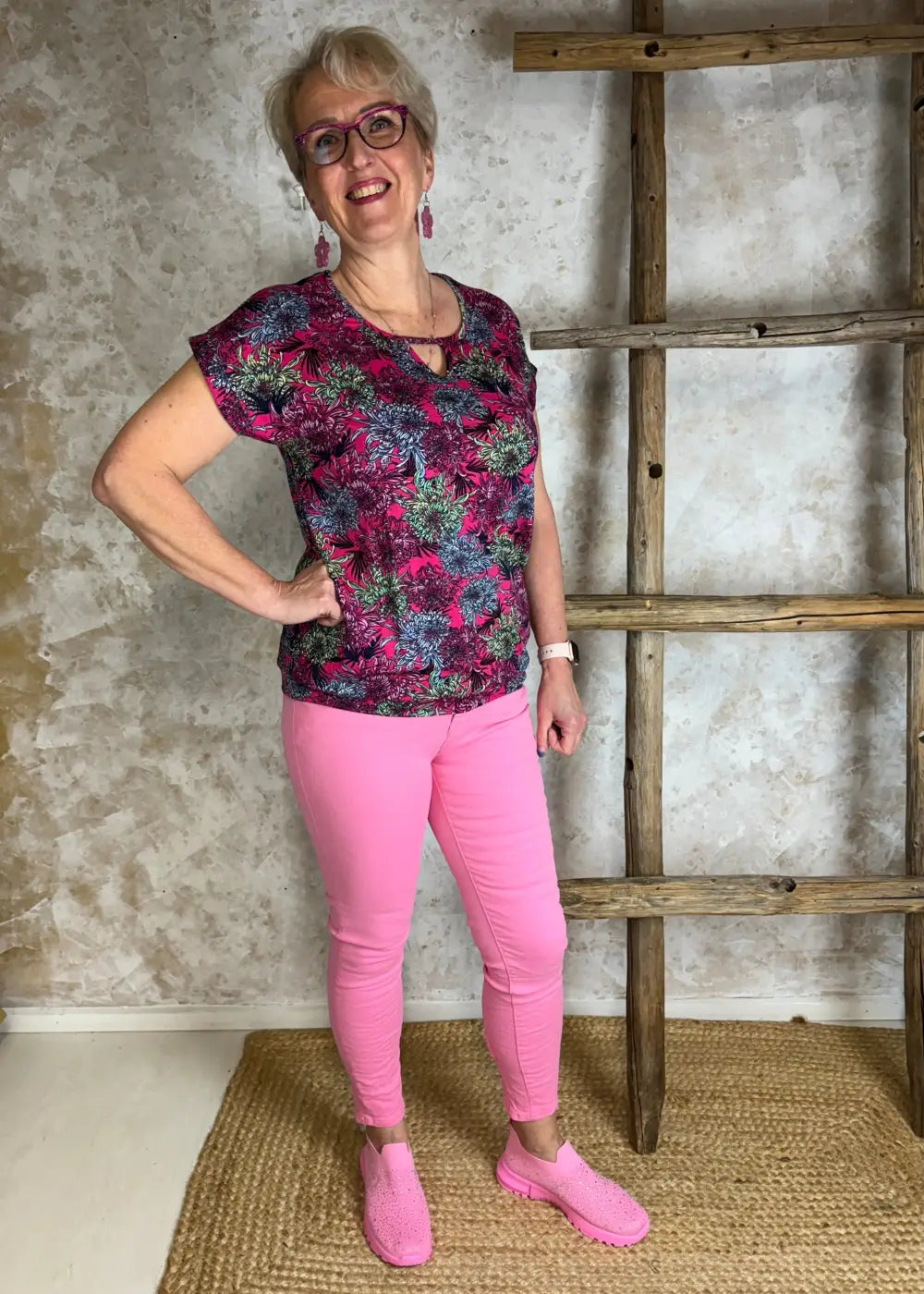 Housu mapp bow rusetti 66cm pinkki 0424 | housut