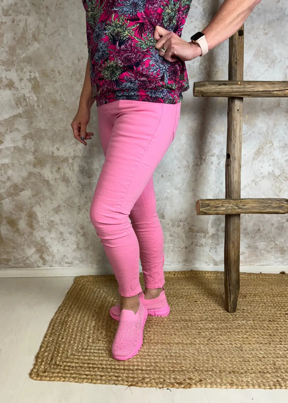 Housu mapp bow rusetti 66cm pinkki 0424 | housut