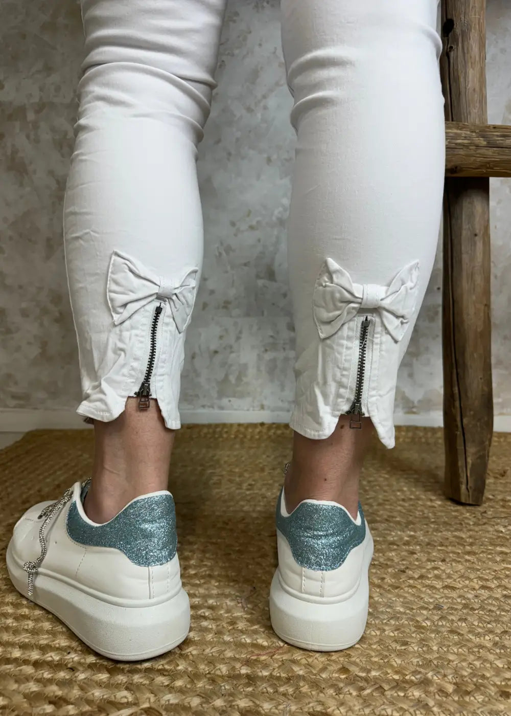 Housu mapp bow rusetti 66cm valkoinen 0424 | housut