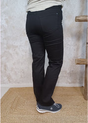 Housut base elif musta - housut