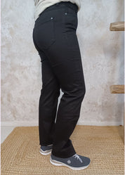 Housut base elif musta - housut