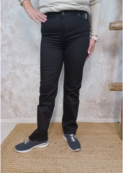 Housut base elif musta - housut