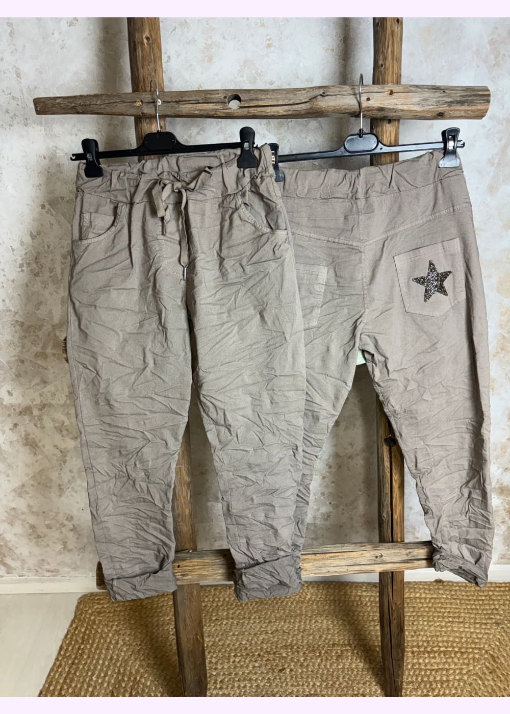Housut flashstar eri värejä - taupe - housut