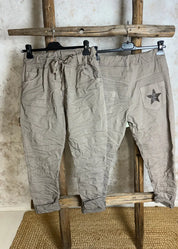 Housut flashstar eri värejä | taupe | housut