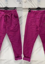 Housut flashstar eri värejä | fuksia | housut