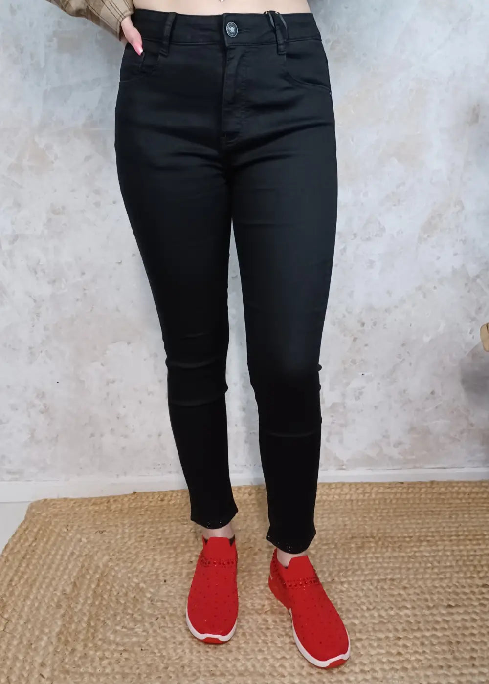 Housut idodo florida musta 0923 - housut