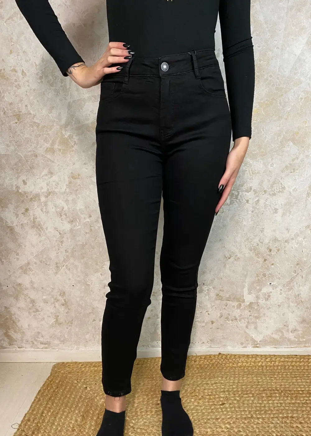 Housut idodo julietta musta 0923 - housut