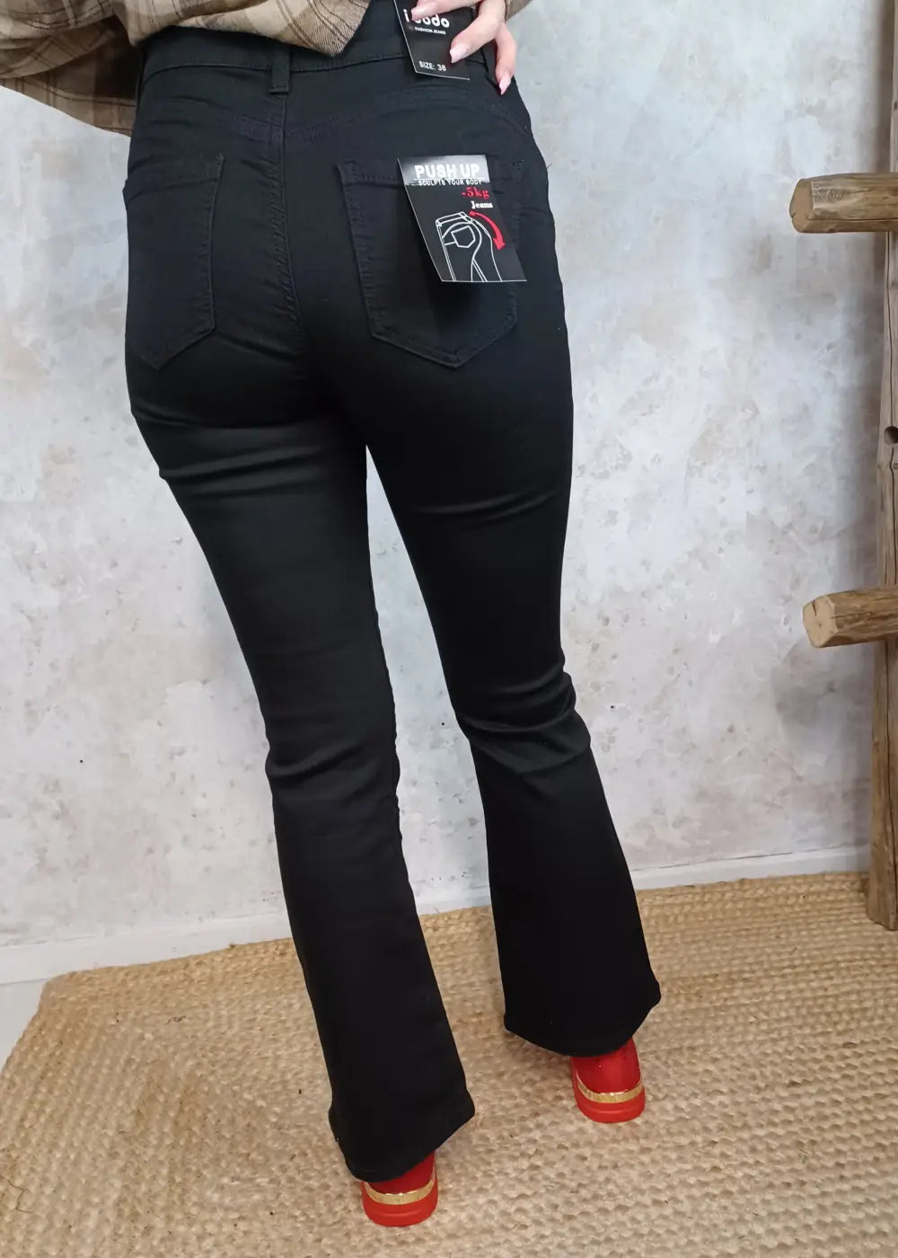 Housut idodo lavernia musta 0923 - housut