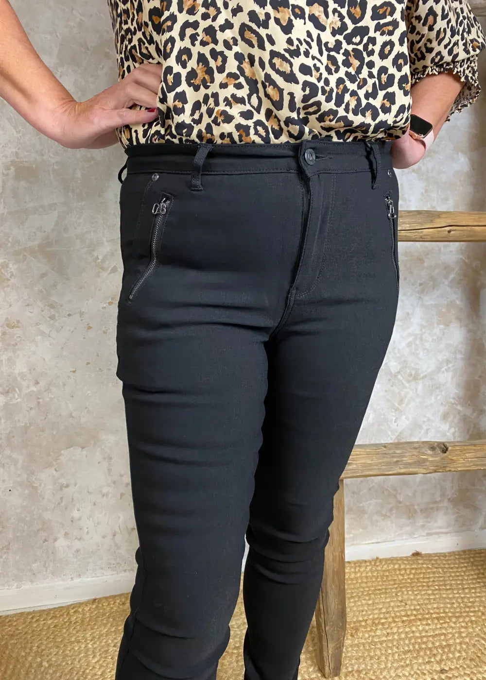 Housut mapp katy bengalin musta 0824 - housut