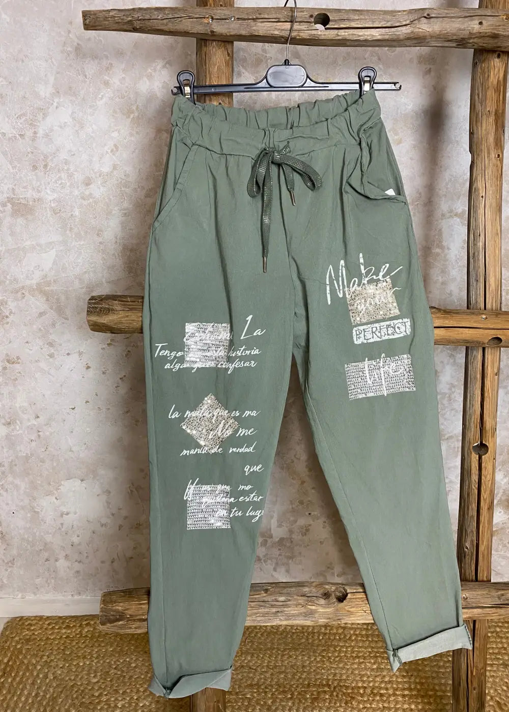 Housut mavis 764 eri värejä 0924 - vihreä - housut