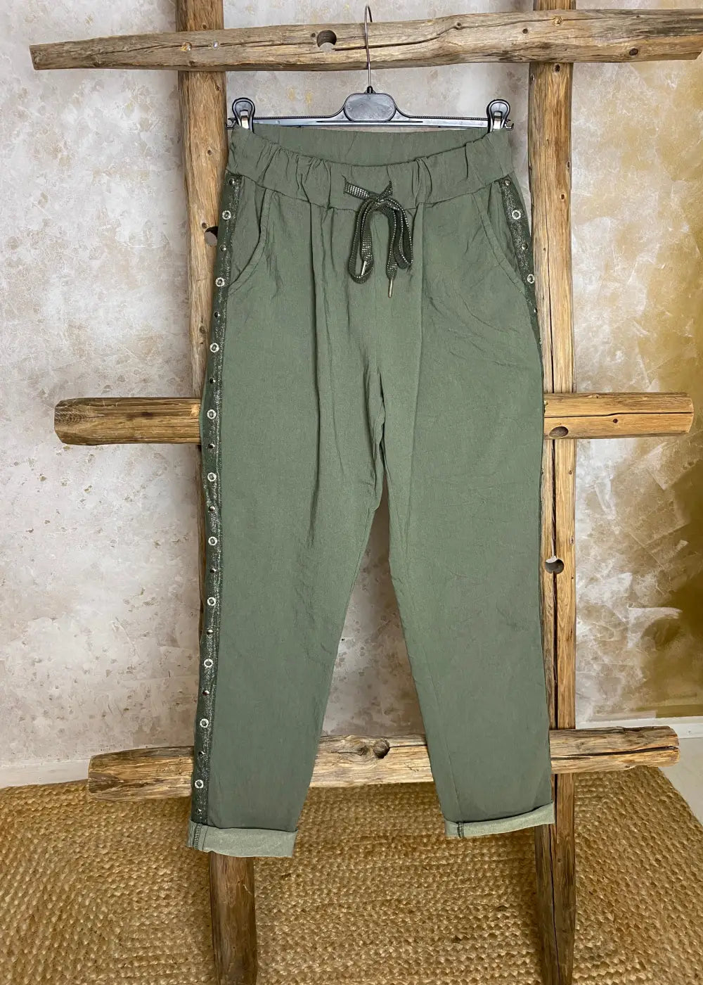 Housut round cl eri värejä | khakinvihreä | housut