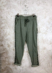 Housut round cl eri värejä | khakin vihreä | housut