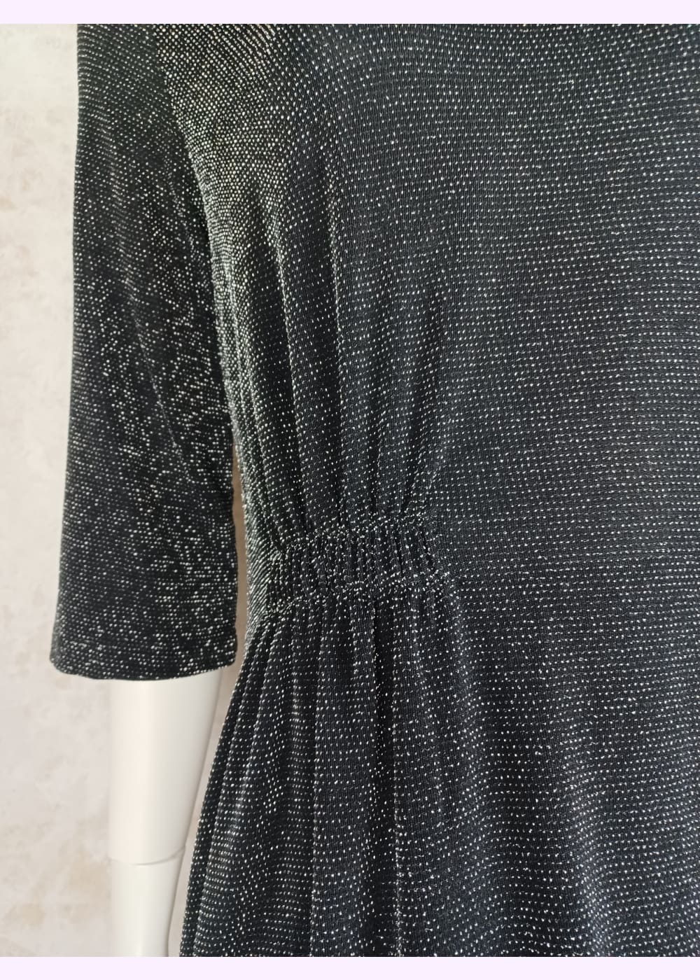 Mekko florrie kimalle musta 1023 - mekko