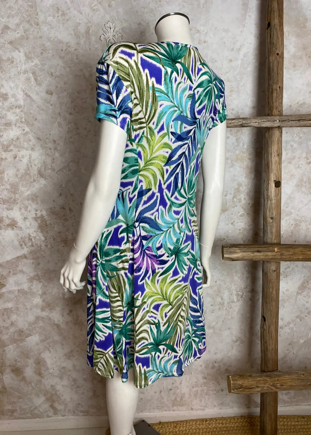 Mekko jy daisy sinivihreä 0625 | mekko