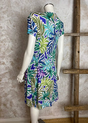 Mekko jy daisy sinivihreä 0625 | mekko