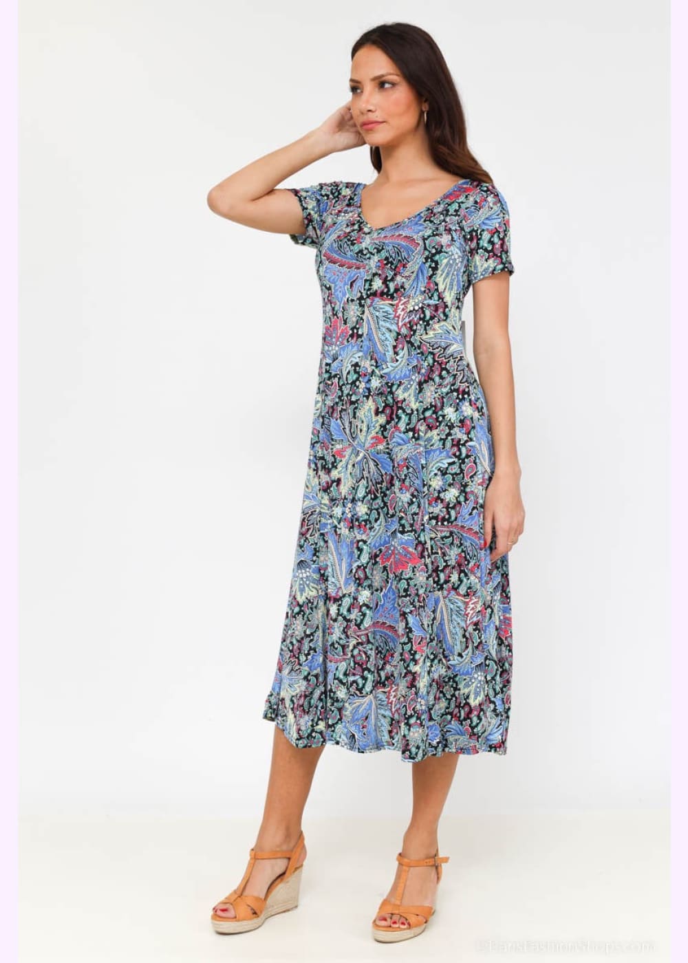 Mekko midi jy hazel sininen - mekko