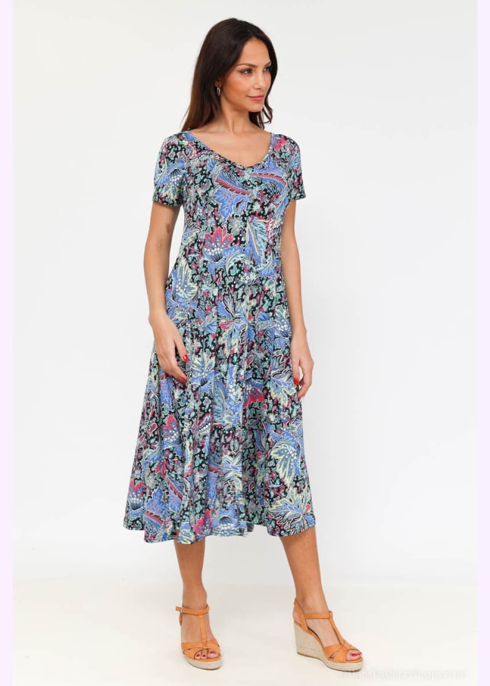 Mekko midi jy hazel sininen - mekko
