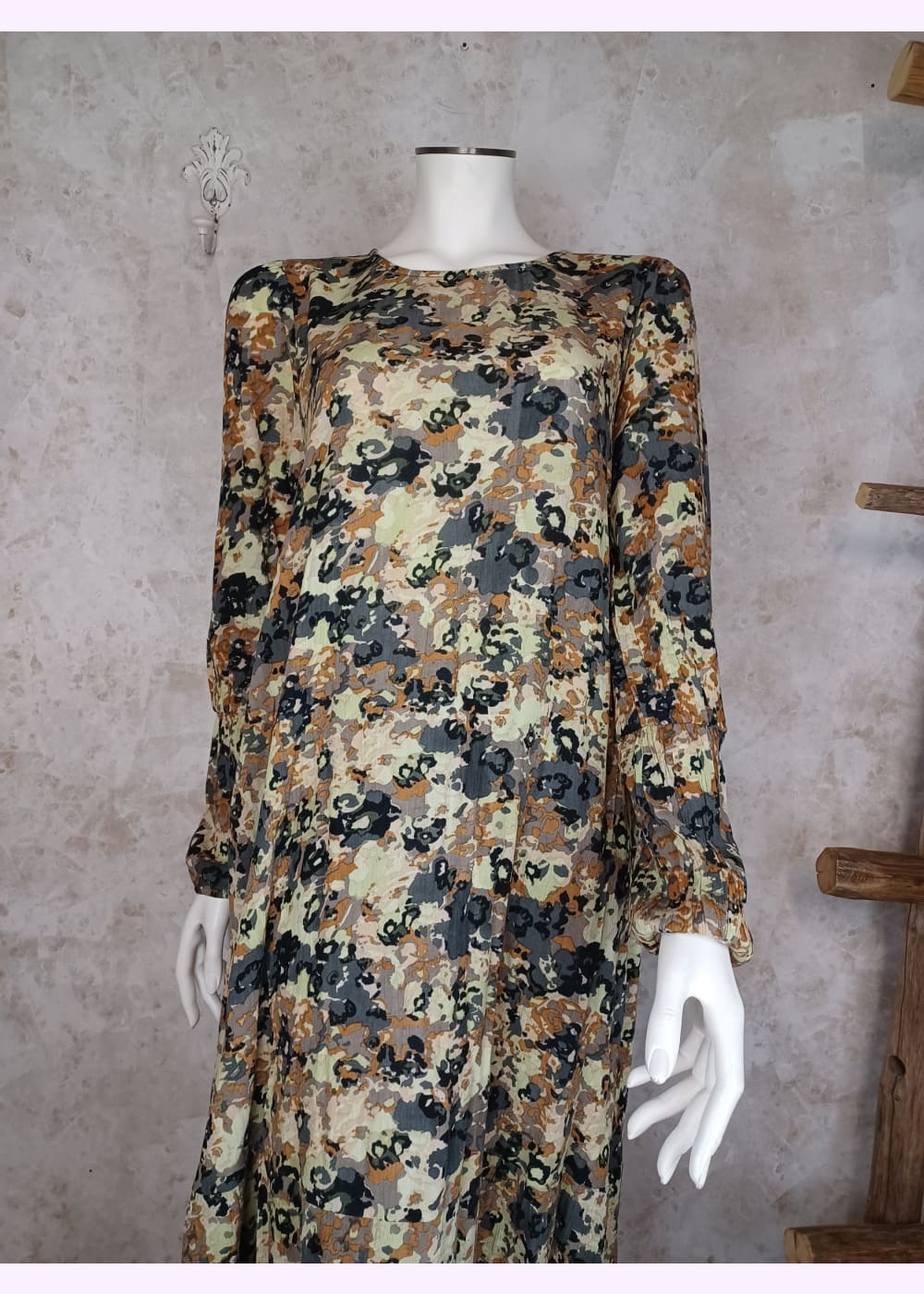 Mekko zeze cinna 979 vihreäharmaa 0923 - mekko