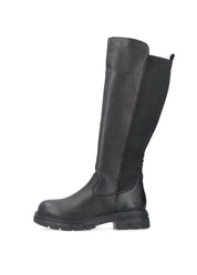 Rouheat naisten nahkasaappaat, joissa vetoketju, joustava varsi, karvavuori ja pitävä TR-kumipohja – mukavat ja tyylikkäät arkeen