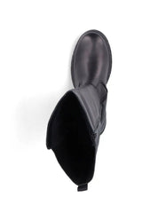 Rouheat naisten nahkasaappaat, joissa vetoketju, joustava varsi, karvavuori ja pitävä TR-kumipohja – mukavat ja tyylikkäät arkeen