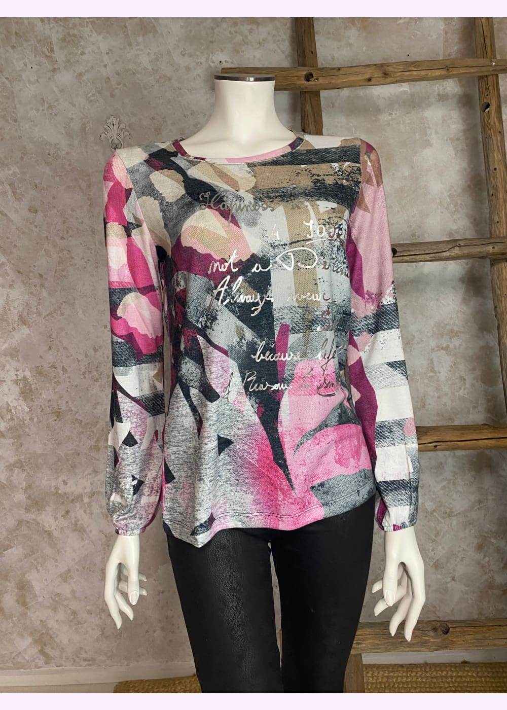 Neule lilian pinkki 1124 - neule