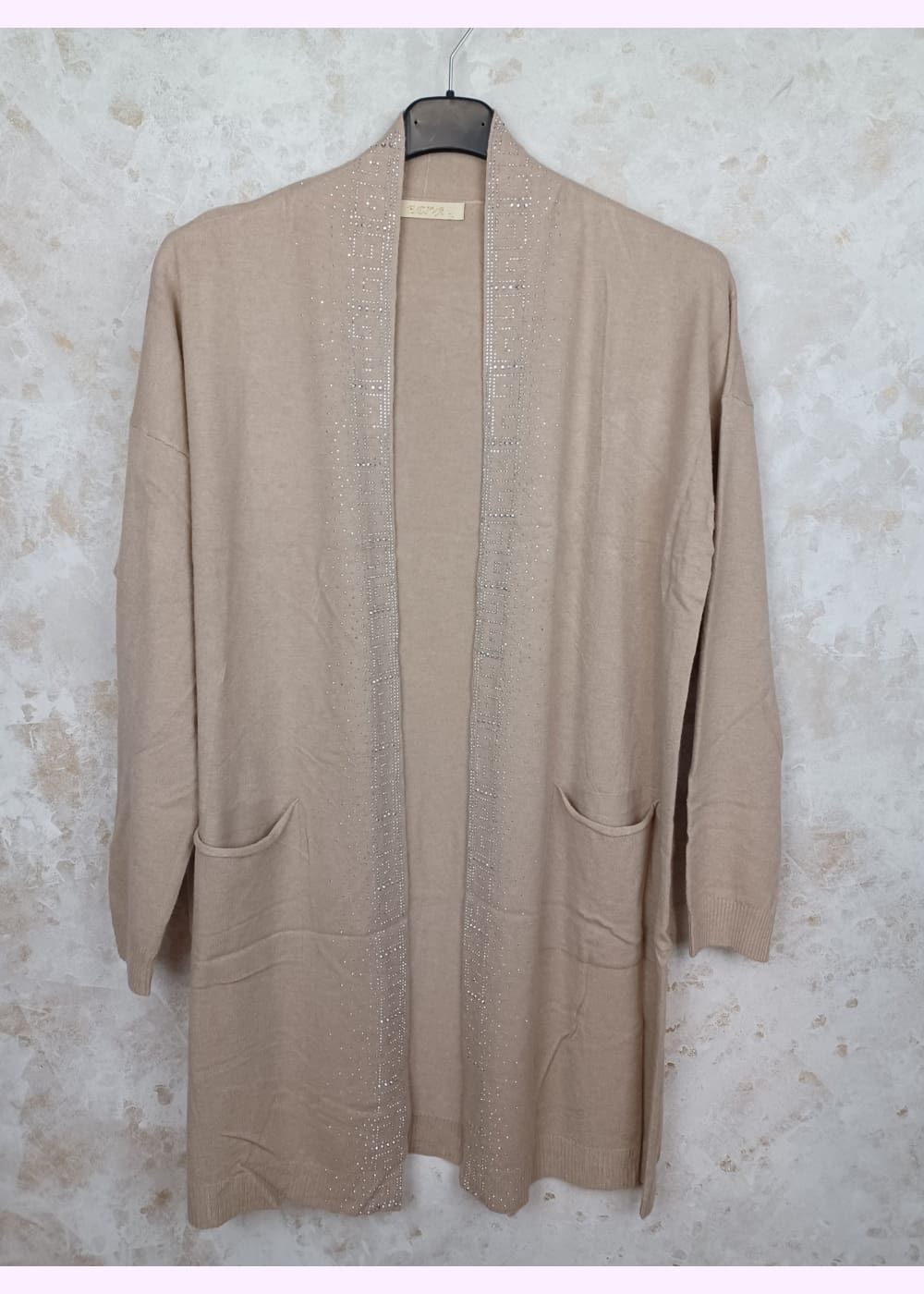 Neuletakki nanci eri värejä 1023 - beige - neule