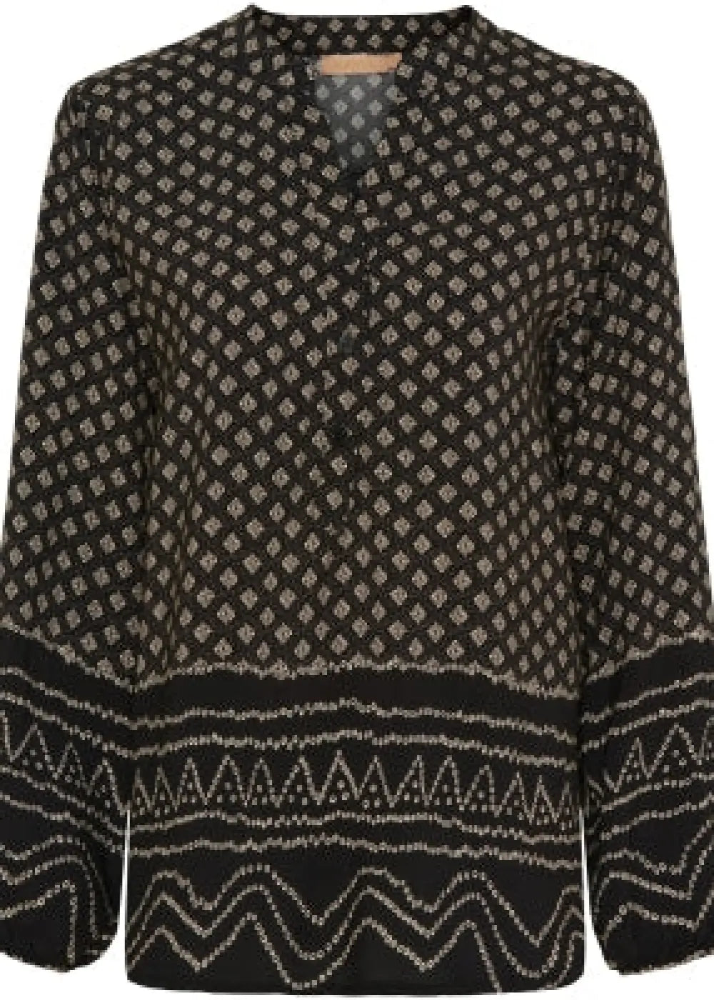 Paita marta du chateau christelle musta 0924 - pusero