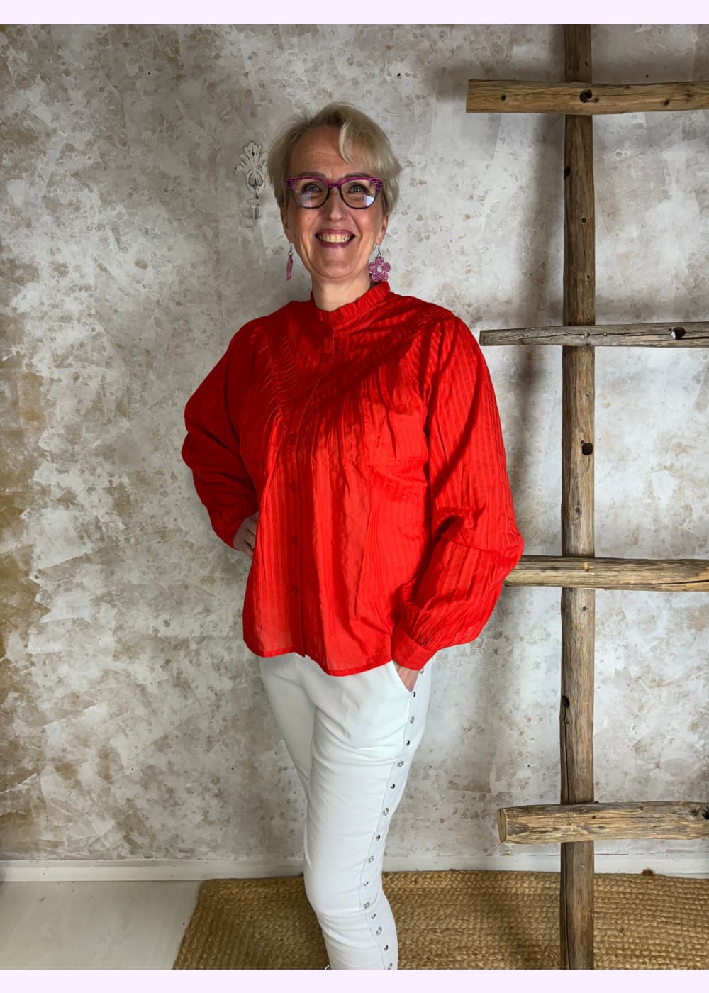 Paita zeze faisa 163 punainen 0424 - pusero