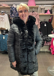 Toppatakki z&z madie musta 1024 kääntötakki - takki