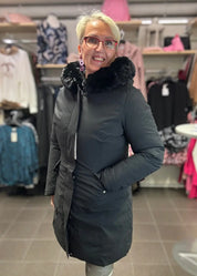 Toppatakki z&z madie musta 1024 kääntötakki - takki